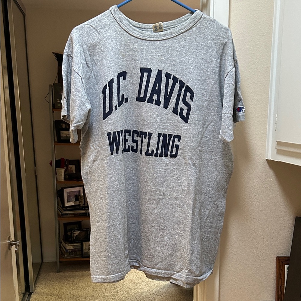 UC Davis Wrestling Champion tshirt vintage 1988